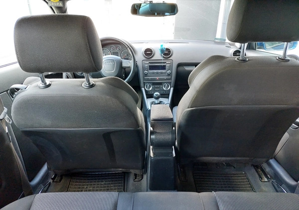 Audi A3 cena 19900 przebieg: 193000, rok produkcji 2008 z Koszalin małe 67